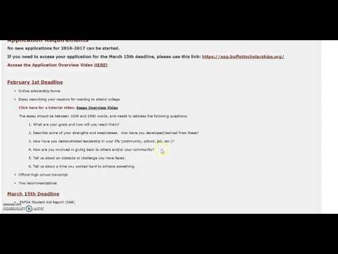 susan buffett scholarship essay examples