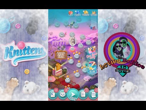 Knittens - Sweet Match 3 Puzzles & Adorable Kittens - Level 236 - 240 - Gameplay