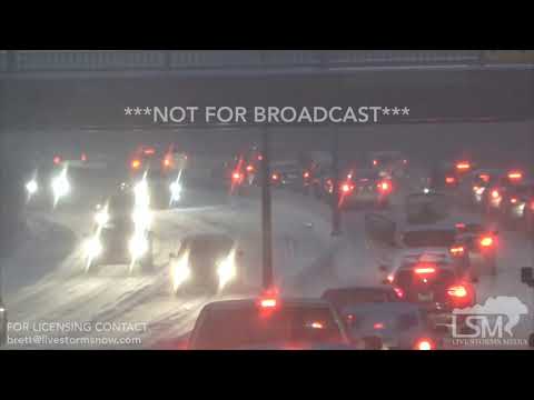 01/11/2019 St. Louis, Missouri Major Winter Storm 3 Car Pileup, Abandoning Cars, Crawling Highways