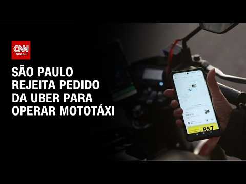 Prefeitura de São Paulo rejeita pedido da Uber para operar mototáxi | CNN NOVO DIA