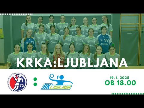 12.KROG - 1.B SRL - ŽENSKE (24/25): ŽRK KRKA NOVO MESTO : RK LJUBLJANA