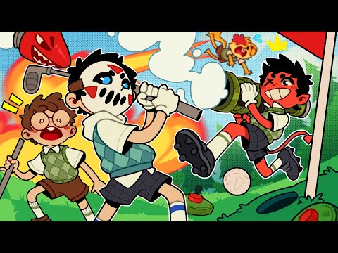 PLAYING ANOTHER GOLF GAME WAS A BAD IDEA!!! | Super Battle Golf (w/ H2O Delirious, Kyle, Squirrel)
