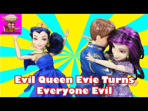 DESCENDANTS Evil Queen Evie Turns Everyone Evil - Part 8 - Evie is the Queen Disney