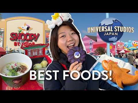 Everything I ate at UNIVERSAL STUDIOS JAPAN 🎢🍿 Osaka 2026