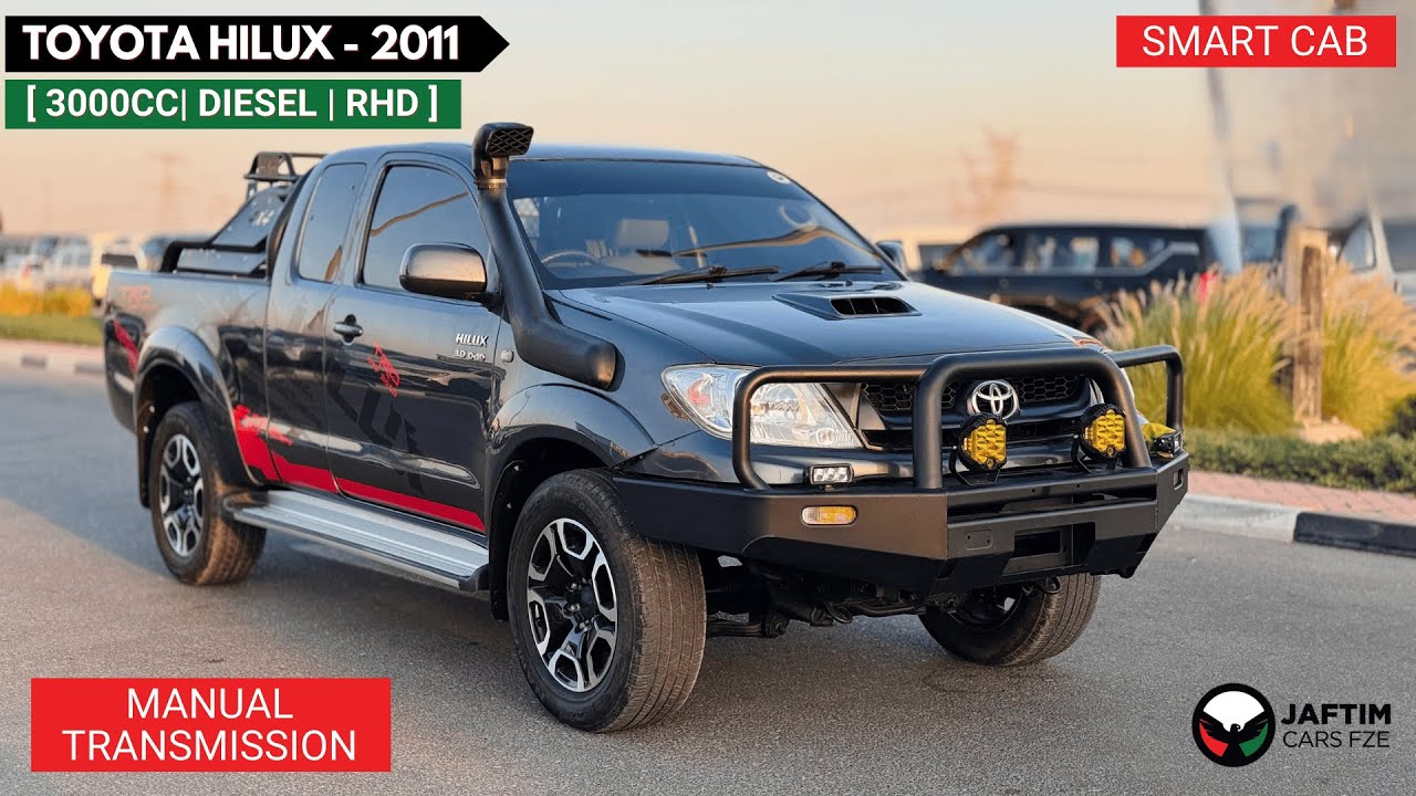 Toyota Hilux SMART CABIN | 3.0L DIESEL ENGINE | RHD | 2011 | MANUAL TRANSMISSION | AIR SNORKEL video