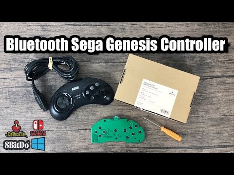 DIY Bluetooth Sega Genesis / Mega Drive controller Kit By 8BitDo