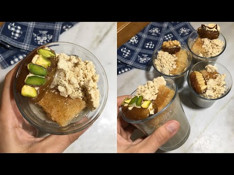 CRÈME DE SORGHO | SOHLOB TUNISIEN  سحلب أبن من إلي يتباع في شارع / بلوزة درع