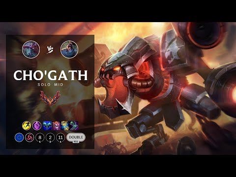 Cho'Gath Mid vs Yasuo - EUW Grandmaster Patch 12.20