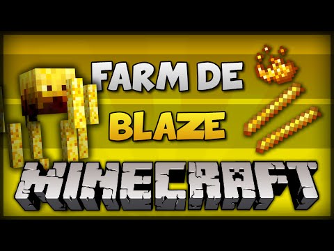 ✔ Minecraft: FARM DE BLAZE - A MELHOR DE TODAS! (100% Automática) - TUTORIAL [PC & PE] Video