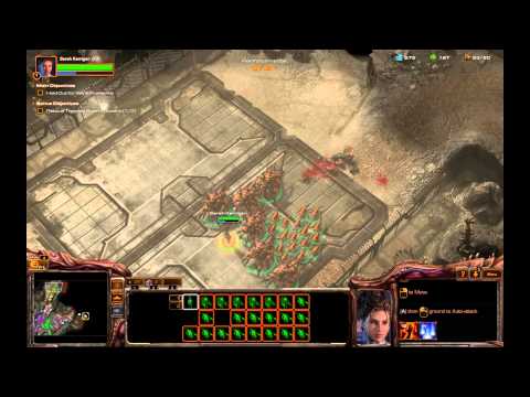 Starcraft 2 Heart of the Swarm: Rendezvous - Hard Mode Achievement Premature Evacuation