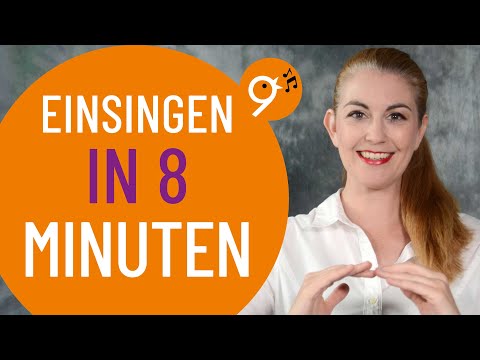 Einsingen in 8 Minuten ohne Blabla. Die wichtigsten Übungen für gesundes Singen zum Mitmachen