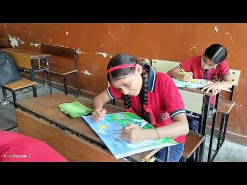 सेवा संकल्प अभियान – विकसित भारत 2047 विषय पर चित्रकला प्रतियोगिता