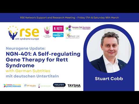 "NGN-401: A Self-regulating Gene Therapy for Rett Syndrome" ~ Stuart Cobb [GERMAN SUBS]