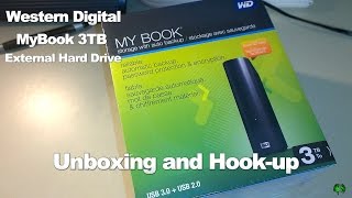 Video thumbnail for WD MyBook 3TB - Unbox and hook-up by BenoniStudio