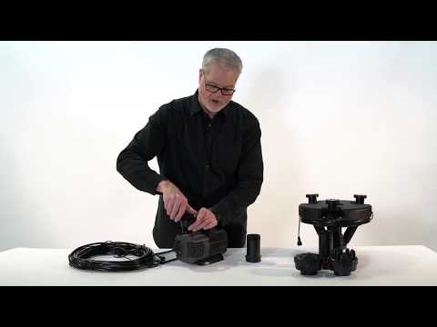¼ HP Floating Fountain with Lights – Float & Nozzle Assembly