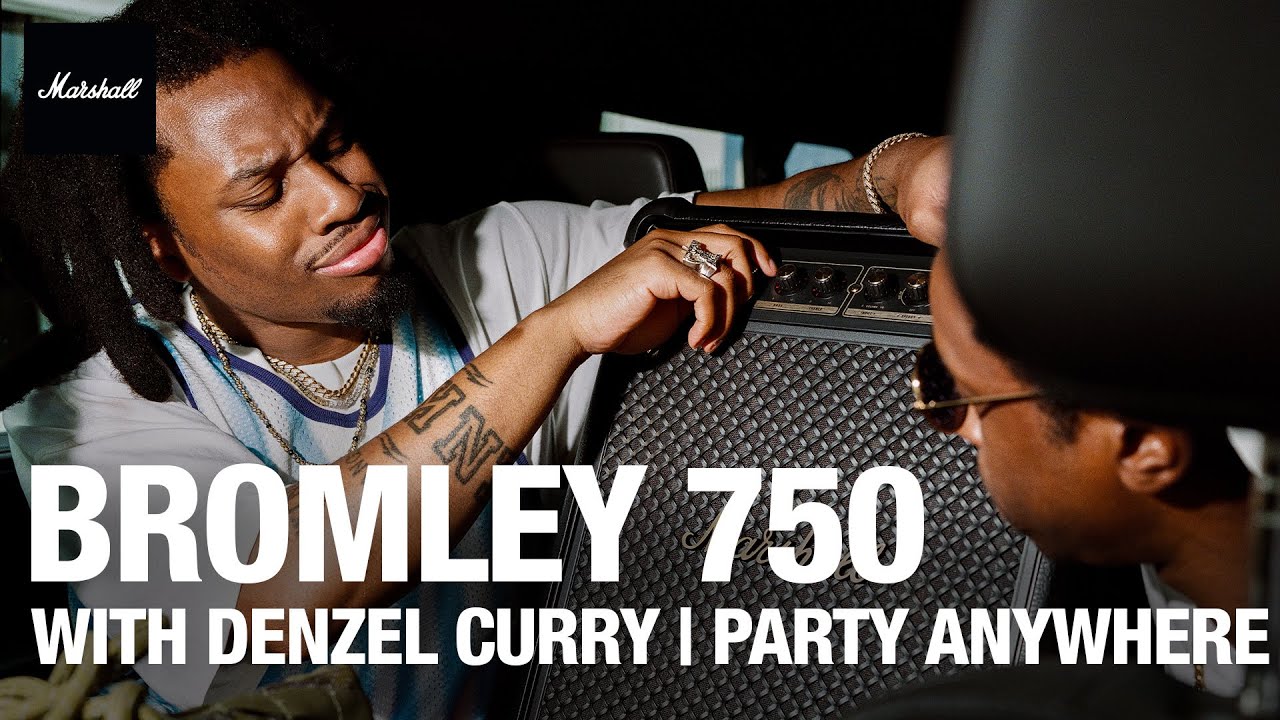 Meet Bromley 750 Party Speaker With Denzel Curry | Marshall | #PartyAnywhere - YouTube