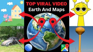 I Found Top 4 Viral Video On Google Earth And Maps 🌎#googleearth #goog