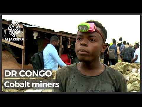 DR Congo cobalt miners work in treacherous conditions