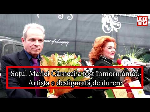 Soțul Mariei Cârneci a fost înmormântat. Interpreta de muzică populară, desfigurată de durere