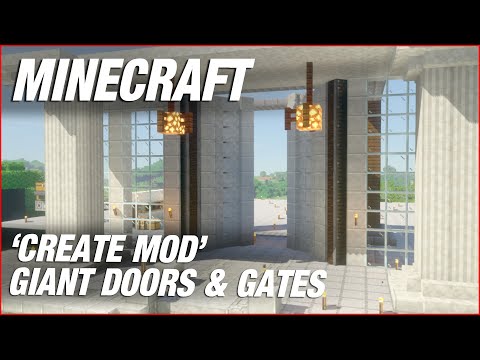 Monkeyfarm - Automatic Doors & Gates | Minecraft Create Mod Tutorial