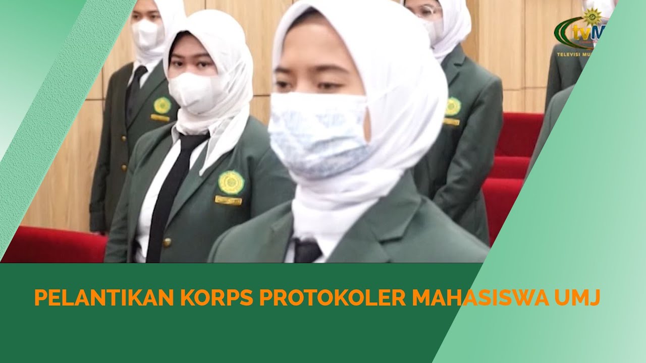 Rektor UMJ Lantik Korps Protokoler Mahasiswa Angkatan Pertama
