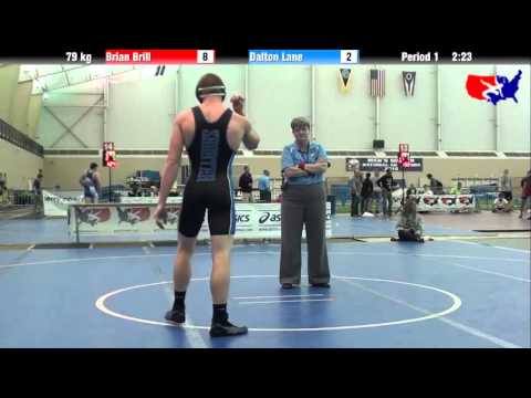 Brian Brill vs. Dalton Lane at 2013 ASICS University Nationals - FS