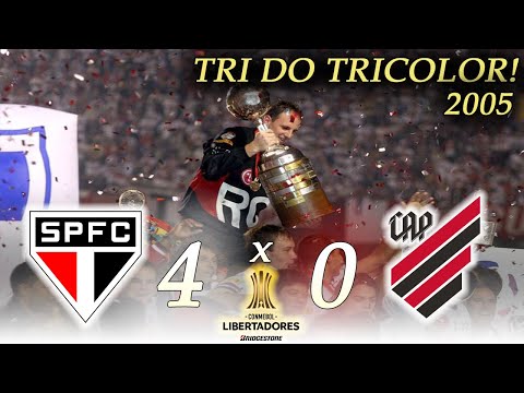 São Paulo 4 x 0 Athlético Paranaense   ● Final Copa Libertadores 2005 ● Melhores Momentos