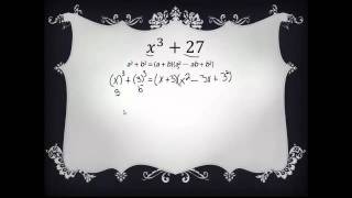 Factoring Perfect Cubes