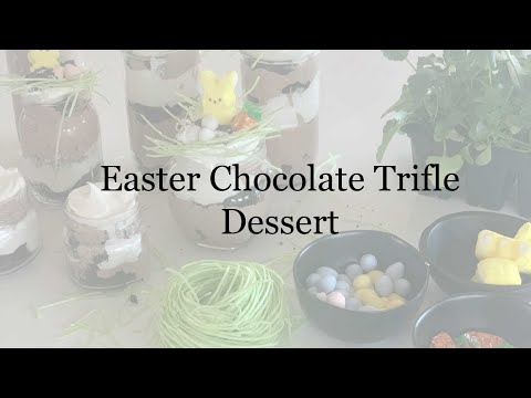 Easter Chocolate Trifle Dessert