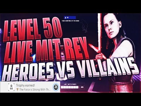 ENDLICH LEVEL 50 ! LIVE MIT REY ! (HEROES VS VILLAINS)