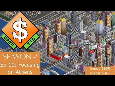 Let's Play OpenTTD: Greece 1950 Scenario #2: Focusing on Athens (S2E10)