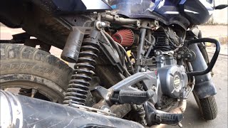 Air Filter In Pulsar 220F (amazing sound)