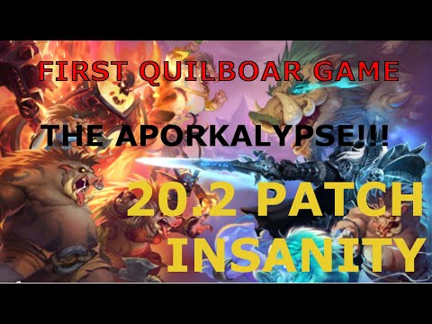 20.2 QUILBOAR GAMEPLAY - the Aporkalypse!! It's Quillboar insanity. | Hearthstone Battlegrounds