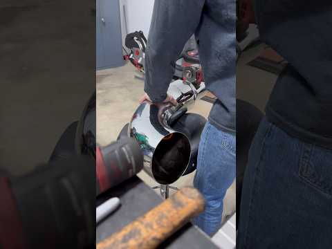 5” to 7” Polished Elbow Tip ! #diesel #dieselexhaust #dieseltips #polishedelbow #viral #viralshort