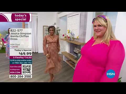 Jessica Simpson Bonita Chiffon Dress