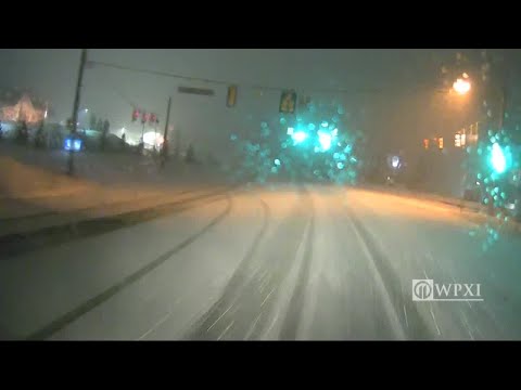 RAW: Cranberry Twp snow on Route 228