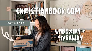 CHRISTIANBOOK.COM UNBOXING + BIG GIVEAWAY! | HOMESCHOOL CURRICULUM FAVORITES