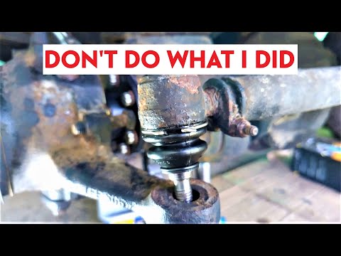 Replacing ball joint boots to prevent an MOT fail