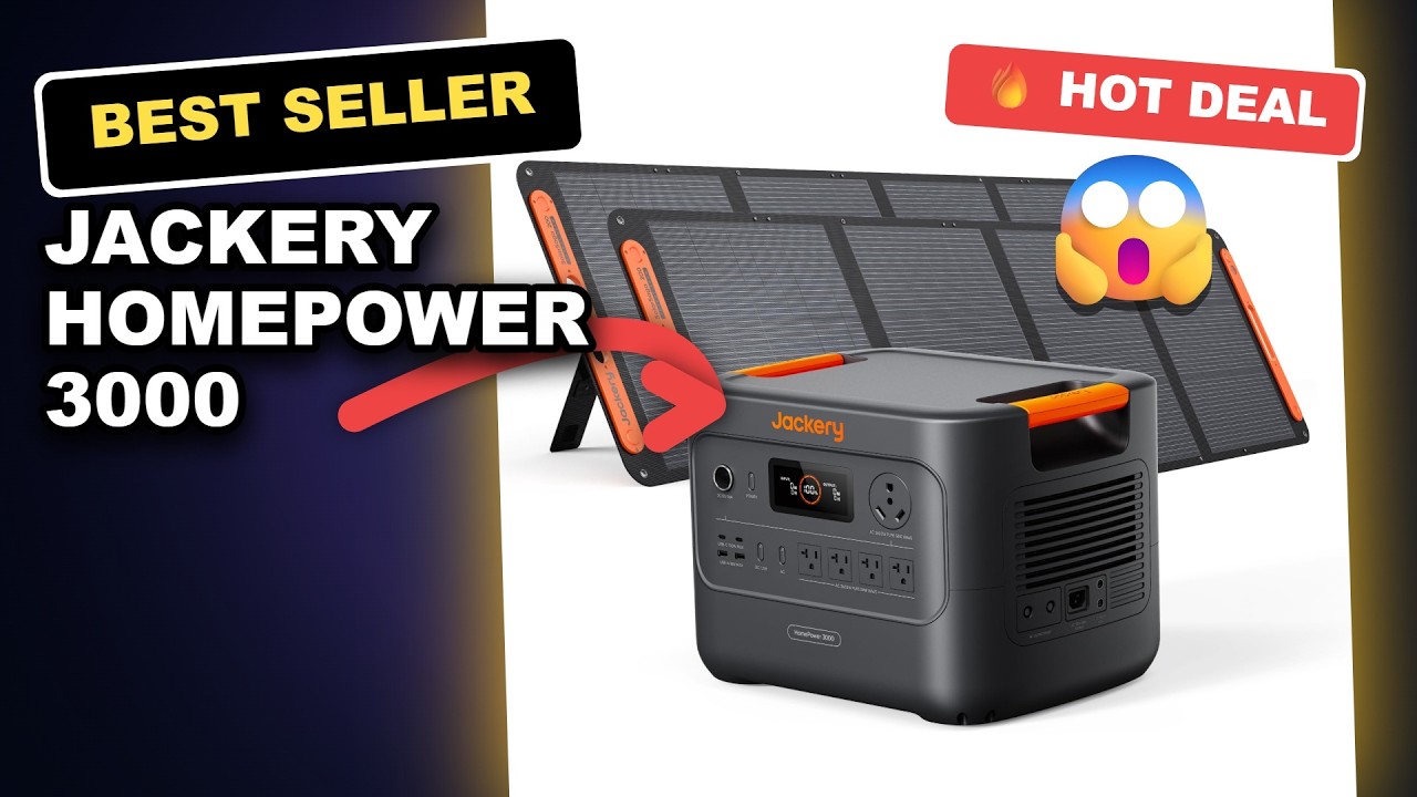 Jackery HomePower 3000 Review: Reliable Backup Power for Home Outages? review video
