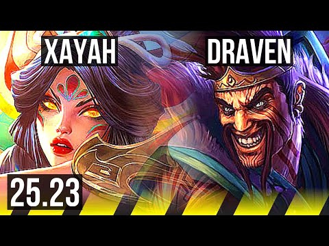 XAYAH & Nami vs DRAVEN & Soraka (ADC) | EUW Master | 25.23