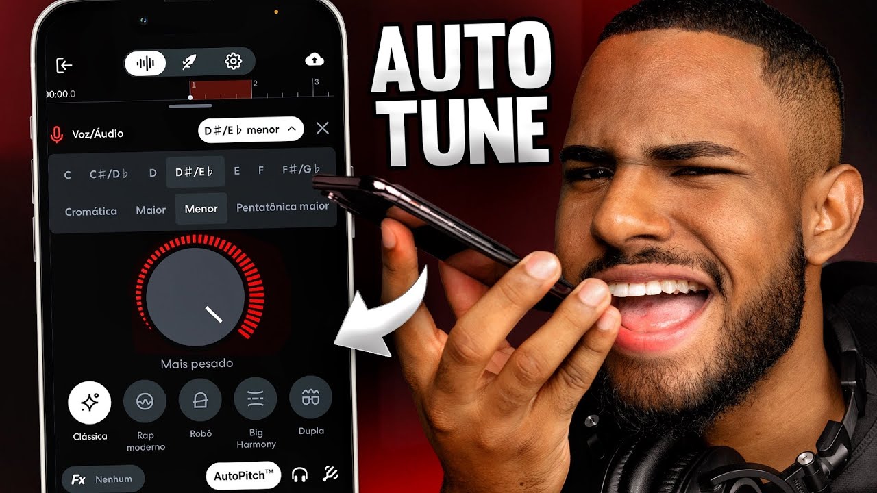 COMO GRAVAR COM AUTO TUNE NO CELULAR! Aprenda a afinar sua voz