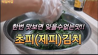 한번맛보면영원히기억되는맛!!!초피#제피#산초#초피무침#제피무침#산초무침#한국김치#한국집밥 #한국음식