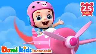 Download lagu Naik Pesawat Yuk! ✈️ Lagu Petualangan Anak yang Seru | Domi Kids Kumpulan Lagu Pesta Anak-anak mp3