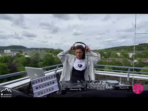 Djane Perla Nera (Nachtsalon, Sektor SBR) live - Marburger Clubs United Roof Top Session 23.05.2020