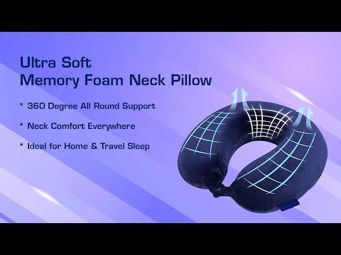 U Shaped Memory Foam Travel Pillow