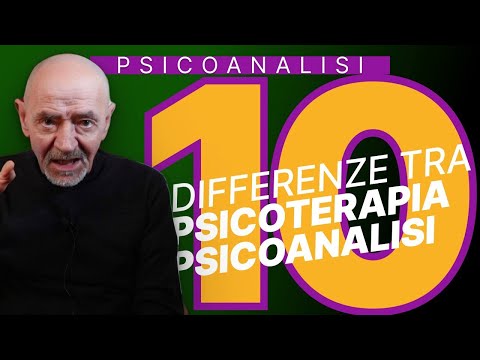 10 differenze tra PSICOTERAPIA e PSICOANALISI