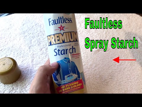 ✅  How To Use Faultless Spray Starch Review