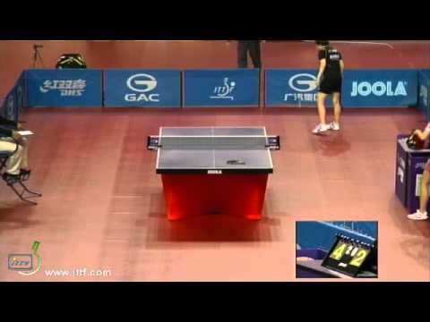 Qatar Open 2013 Amelie SOLJA -Zhenqi BARTHEL