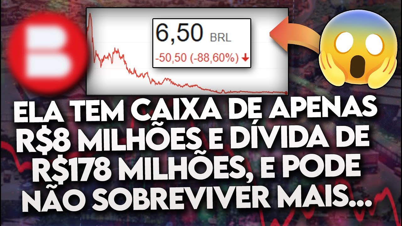 5 AÇÕES que PODEM FALIR a QUALQUER MOMENTO! (EMPRESAS com DÍVIDAS e PREJUÍZOS CONSTANTES!) - TOP 5