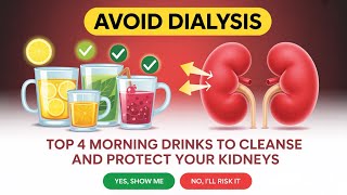 “Prevent Dialysis: 4 Best Morning Drinks to Detox and Shield Your Kidneys”